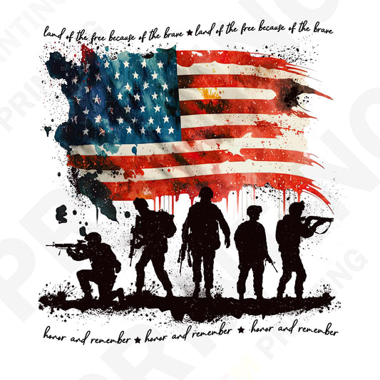 Retro 4th of July Iron On Ready To Press DTF Transfer Film